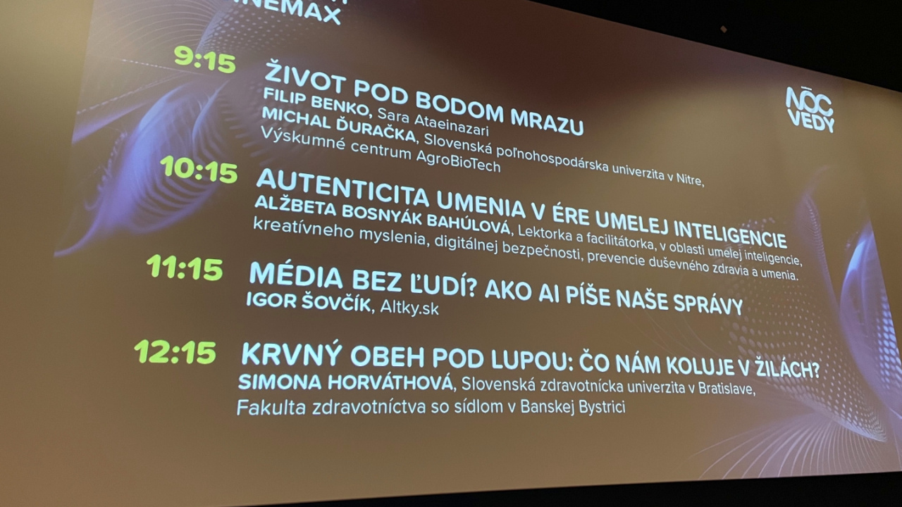Fotografia fotogalérie Európska noc vedy